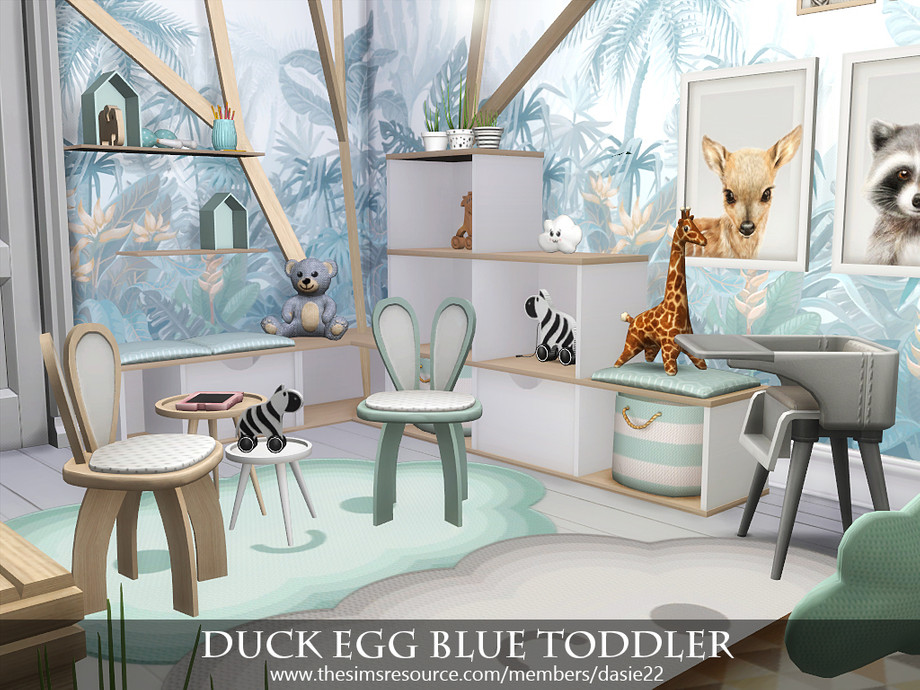 The Sims Resource - Duck Egg Blue Toddler