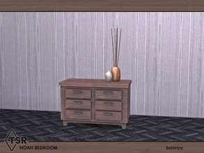 Sims 4 — Noah Bedroom. Dresser by soloriya — Wooden dresser. Part of Noah Bedroom set. 1 color variation. Category: