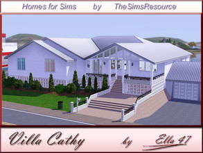Sims 3 — Villa Cathy by ella47 — Villa Cathy I build this house in Elysium. This world is from Sims3 Exchange. Builder is