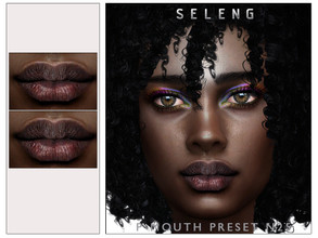 Sims 4 — P-Mouth Preset N25 [Patreon] by Seleng — -Cas lips preset- Female only Teen to Elder Custom Thumbnail It will
