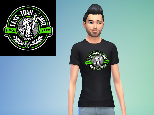 Sims 4 — Less Than Jake by Brat_Princess — Less Than Jake band shirt