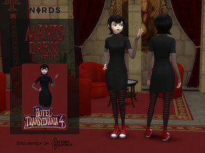 Sims 4 — Hotel Transylvania 4 - Mavis Dress by Nords — Hotel Transylvania 4, only on Amazon Prime This is Mavis Dracula's