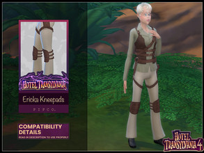 Sims 4 — Hotel Transylvania 4 - Ericka Van Helsing Kneepads. by Pipco — Ericka's kneepads from Hotel Transylvania 4. They