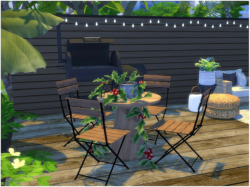 The Sims Resource Wooden Patio
