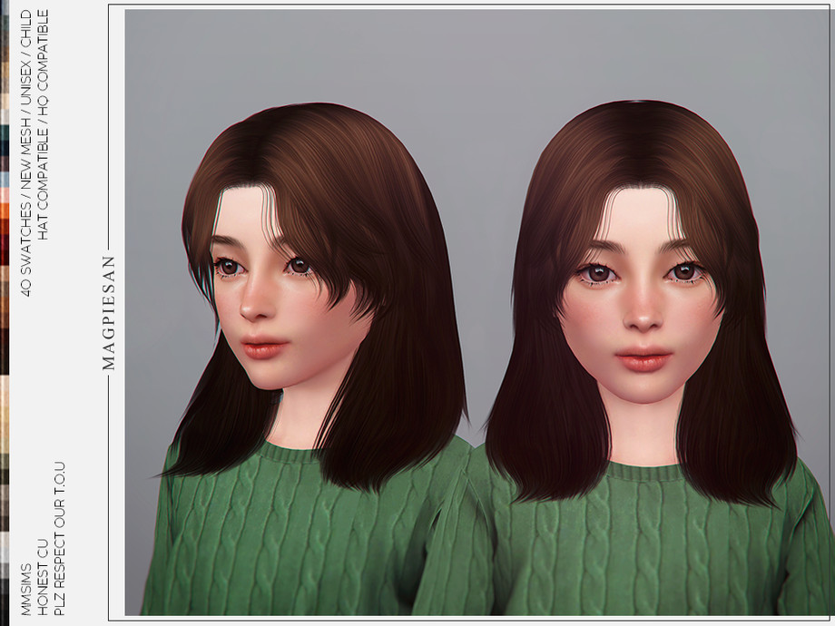 The Sims Resource - Honest Hair for Child