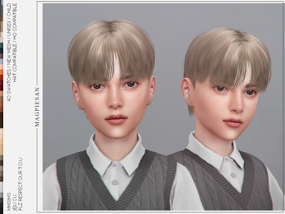 The Sims Resource - Jeju Hair for Child