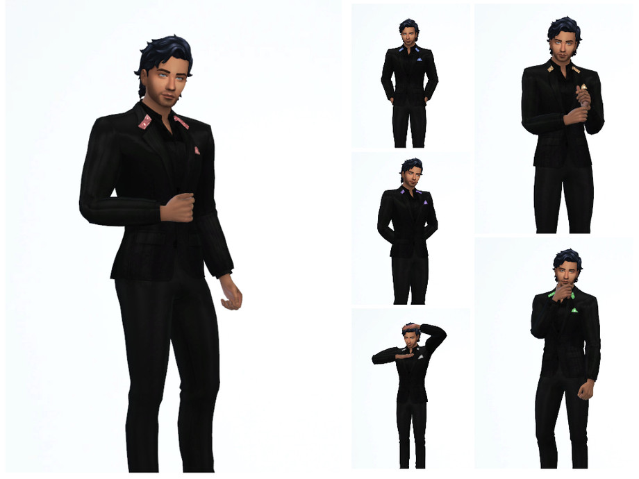 The Sims Resource - ErinAOK Men's Suit 1224