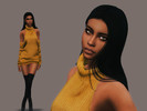 Sims 4 — aminata armede by catkatou — Download all CC's listed in the Required Tab to have the sims like in the pictures.
