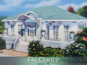 Sims 4 — Flo Clarice / No CC by nolcanol — Flo Clarice is a unique home for someone who loves underwater life and