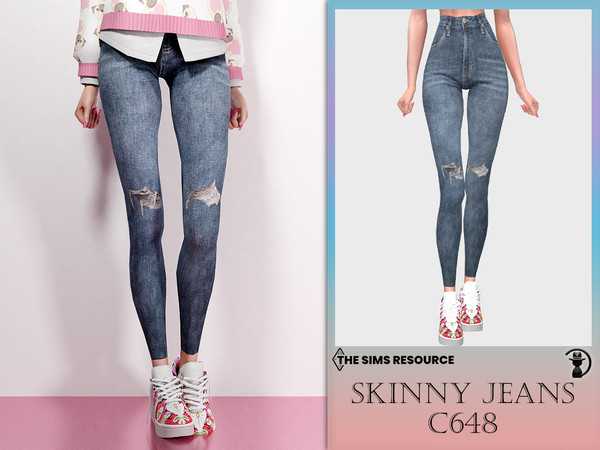 The Sims Resource - Skinny Jeans C648