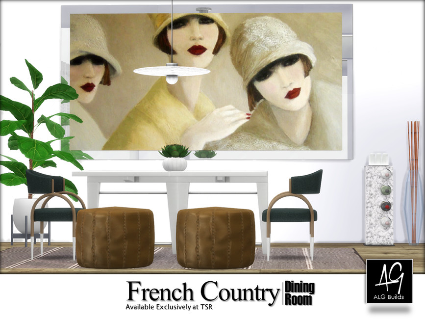 The Sims Resource French Country Dining Room