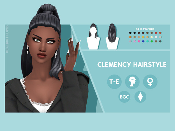 The Sims Resource - Clemency Hairstyle