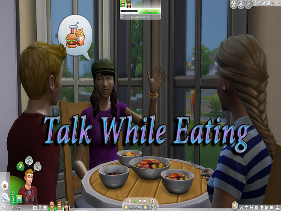The Sims Resource Talk While Eating