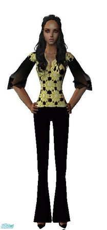 Sims 2 — Casualcint - Individual Item by buffy29 — floral clothing