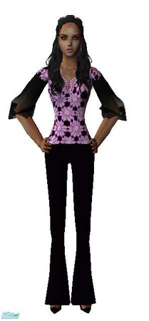 Sims 2 — Casualcint - Individual Item by buffy29 — floral clothing