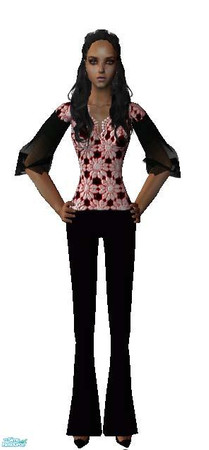 Sims 2 — Casualcint - Individual Item by buffy29 — Floral clothing