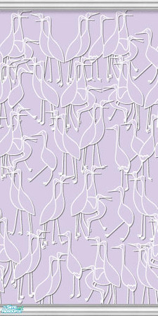 Sims 2 — Studio K Cranes - Lavender by StudioKhagerks — Part of the Studio K Cranes Series. 28 colors total. Coordinates