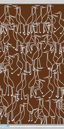 Sims 2 — Studio K Cranes - Chocolate by StudioKhagerks — Part of the Studio K Cranes Series. 28 colors total. Coordinates
