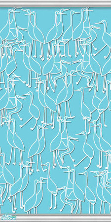 Sims 2 — Studio K Cranes - Aqua Blue by StudioKhagerks — Part of the Studio K Cranes Series. 28 colors total. Coordinates