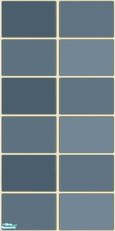 Sims 2 — NK Plaid Tile Walls - Steel Blue by MoMama — Steel Blue plaid tile for your kitchen or bath.