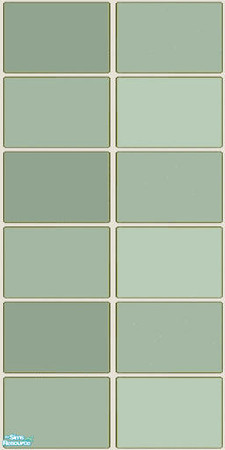 Sims 2 — NK Plaid Tile Walls - Sea Green by MoMama — Sea Green plaid tile for your kitchen or bath.