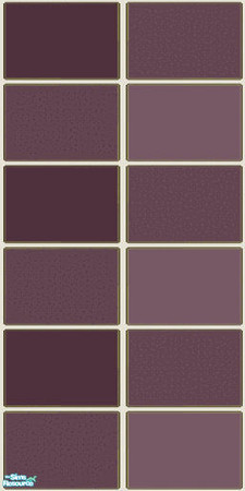 Sims 2 — NK Plaid Tile Walls - Purple by MoMama — Purple plaid tile for your kitchen or bath.
