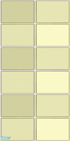 Sims 2 — NK Plaid Tile Walls - Pale Yellow by MoMama — Pale Yellow plaid tile for your kitchen or bath.