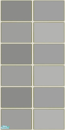 Sims 2 — NK Plaid Tile Walls - Light Grey by MoMama — Light Grey plaid tile for your kitchen or bath.