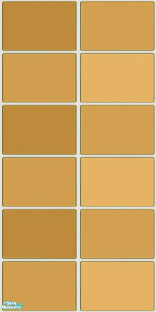 Sims 2 — NK Plaid Tile Walls - Gold by MoMama — Gold plaid tile for your kitchen or bath.