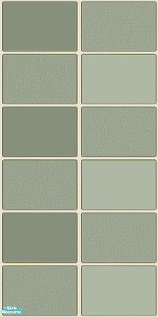 Sims 2 — NK Plaid Tile Walls - Drab Green by MoMama — Drab Green plaid tile for your kitchen or bath.