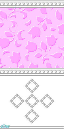 Sims 2 — FloraBloks Set - Purple by Arduinna — FloraBloks Purple, part of my FloraBloks Set.