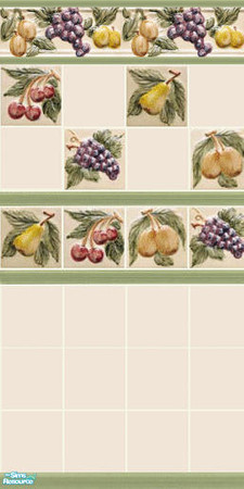 Sims 2 — Kitchen mural 2 by devilishdawn —  