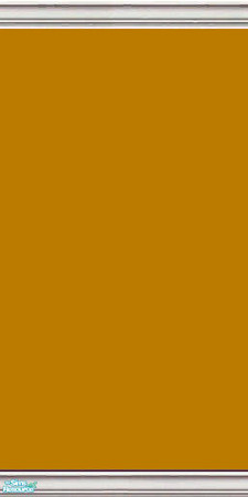 Sims 2 — Burnt Orange Wall by Pauton — Burnt Orange Wall With Molding