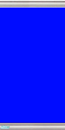 Sims 2 — Blue Wall by Pauton — Blue Wall With Molding