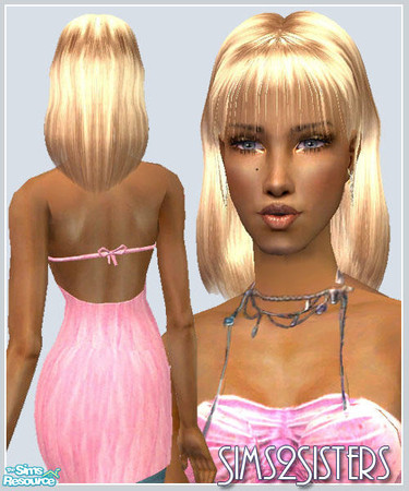 Sims 2 — S2S 'Barbie' hair - #387068 Recolor by sims2sisters — Available for teen, young adult, adult and elder. Enjoy!