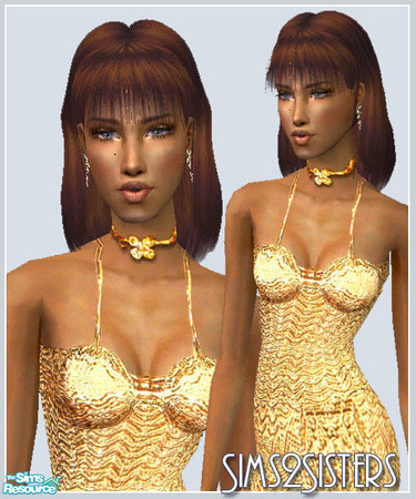 Sims 2 — S2S 'Barbie' hair - #387068 Recolor by sims2sisters — Available for teen, young adult, adult and elder. Enjoy!