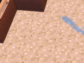 Sims 4 — Minecraft Sand by rillsanio — This is a terrain paint of Minecraft sand.