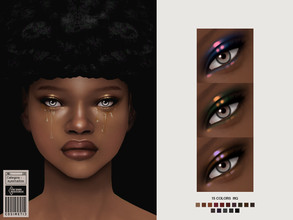 Sims 4 — Wet Eyeshadow | N28 by cosimetic — - It is suitable for Female. ( Teen to elder ) - 15 swatches - You can find