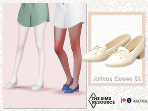 Sims 4 — Loafer / 51 by Arltos — 10 colors. HQ compatible.