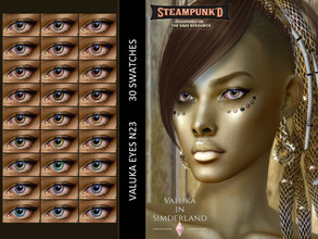 Sims 4 — Valuka - Steampunked Eyes N23 by Valuka — 30 colours All genders and ages Thumbnail for identification HQ