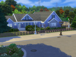 Sims 4 — Albion way 31 by gredsuke2 — A lovely house with a sunroom for 4 sims and their pets. 