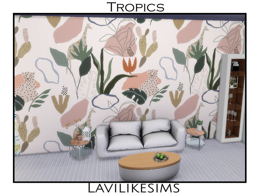 The Sims Resource Tropics Mural