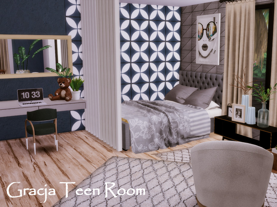 teen bedroom sims 4