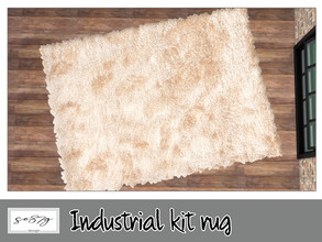 Sims 4 — Industrial kit rug by so87g — cost: 100$, 6 colors, you can found it in decor-rugs. NEW features of the object: