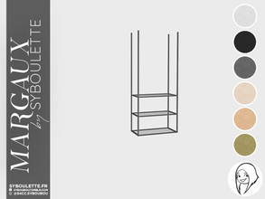 Sims 4 — Margaux - Ceiling shelf (short) by Syboubou — Those are shelves hanging from the ceiling.