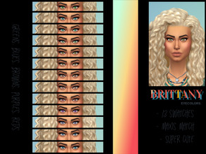 Sims 4 — Brittany Eyes by missbabyblue — Bright eyes for all in 13 colors, maxis match and supercute! - both male,