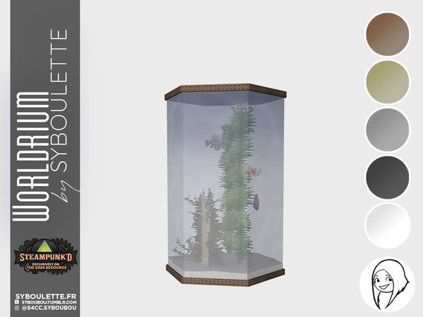 The Sims Resource - Worldrium - Column aquarium (short)