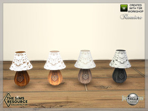 Sims 4 — Romiere table lamp by jomsims — Romiere table lamp