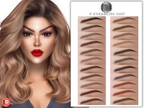 Sims 4 — PATREON - (Early Access)  EYEBROW N07 by ZENX — -Base Game -All Age -For Female -22 colors -Works with all of