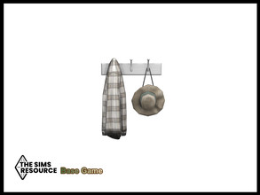 Sims 4 — Back To Nature Coat and Hat Rack by seimar8 — Maxis match coat and hat rack Base Game